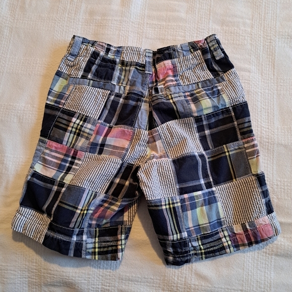 Gymboree boys size 5 Dressed Up Line patchwork shorts 2016 - Picture 2 of 4